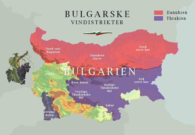 Bulgarske vindistrikter